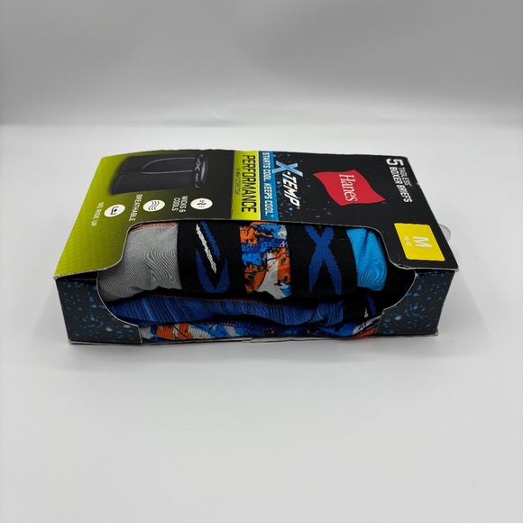 Hanes Boys' X-Temp Stretch Boxer Brief Underwear, 5-Pack - Size M (10-12) - Picture 9 of 10